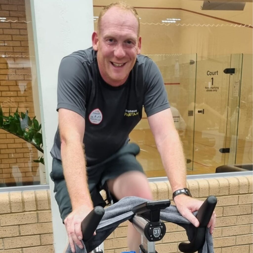 Best Cyclist (indoor): Adam Draycott, Proteus Spartans